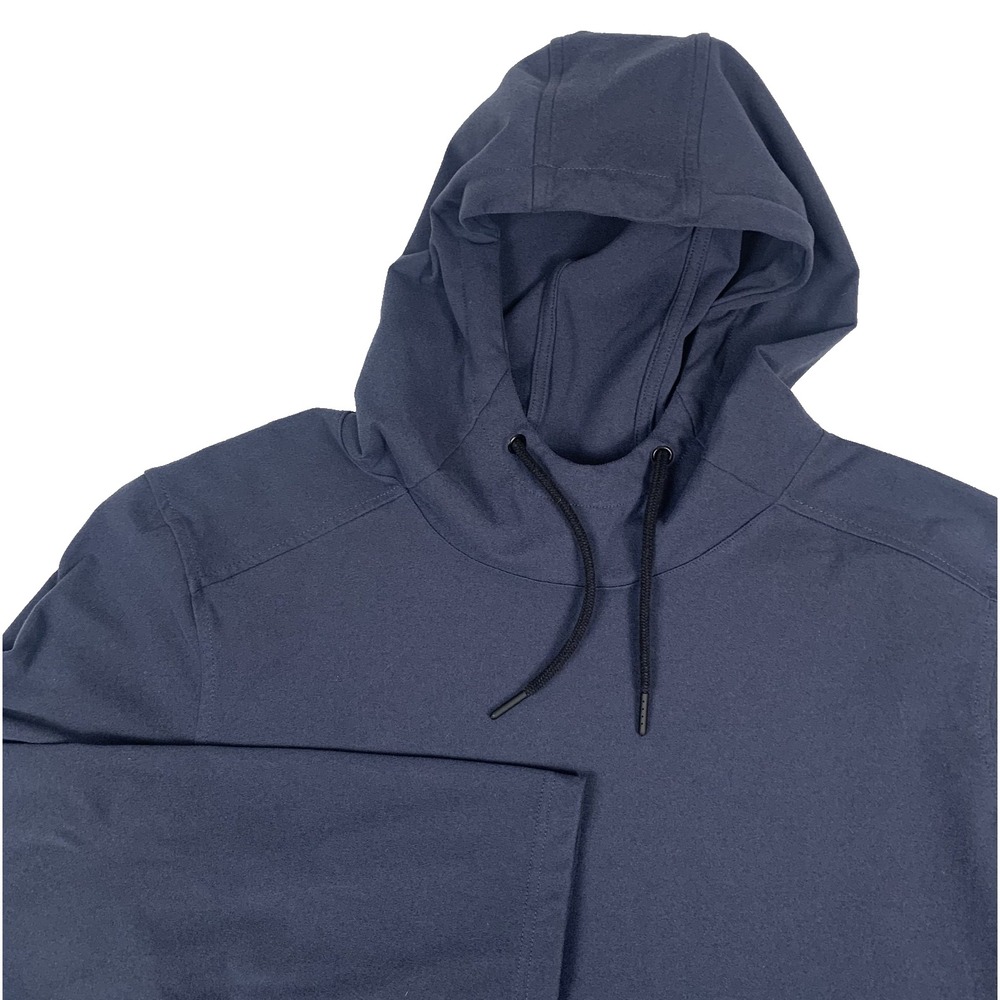 01.ALGO Performance Hoodie Men's Large Blue Eco Recycled Stretch Pullover